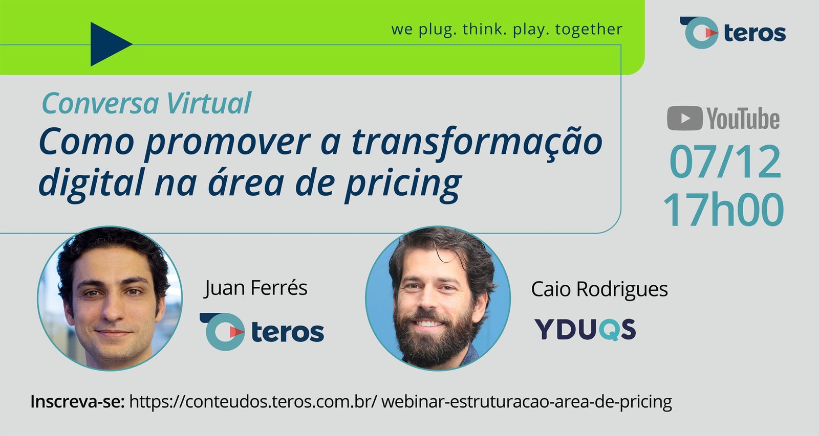 Em uma conversa informal, Juan Ferrés, da Teros, e Caio Rodrigues, da Yduqs, debatem sobre os desafios do pricing e quais os caminhos para transformá-la em uma área eficiente