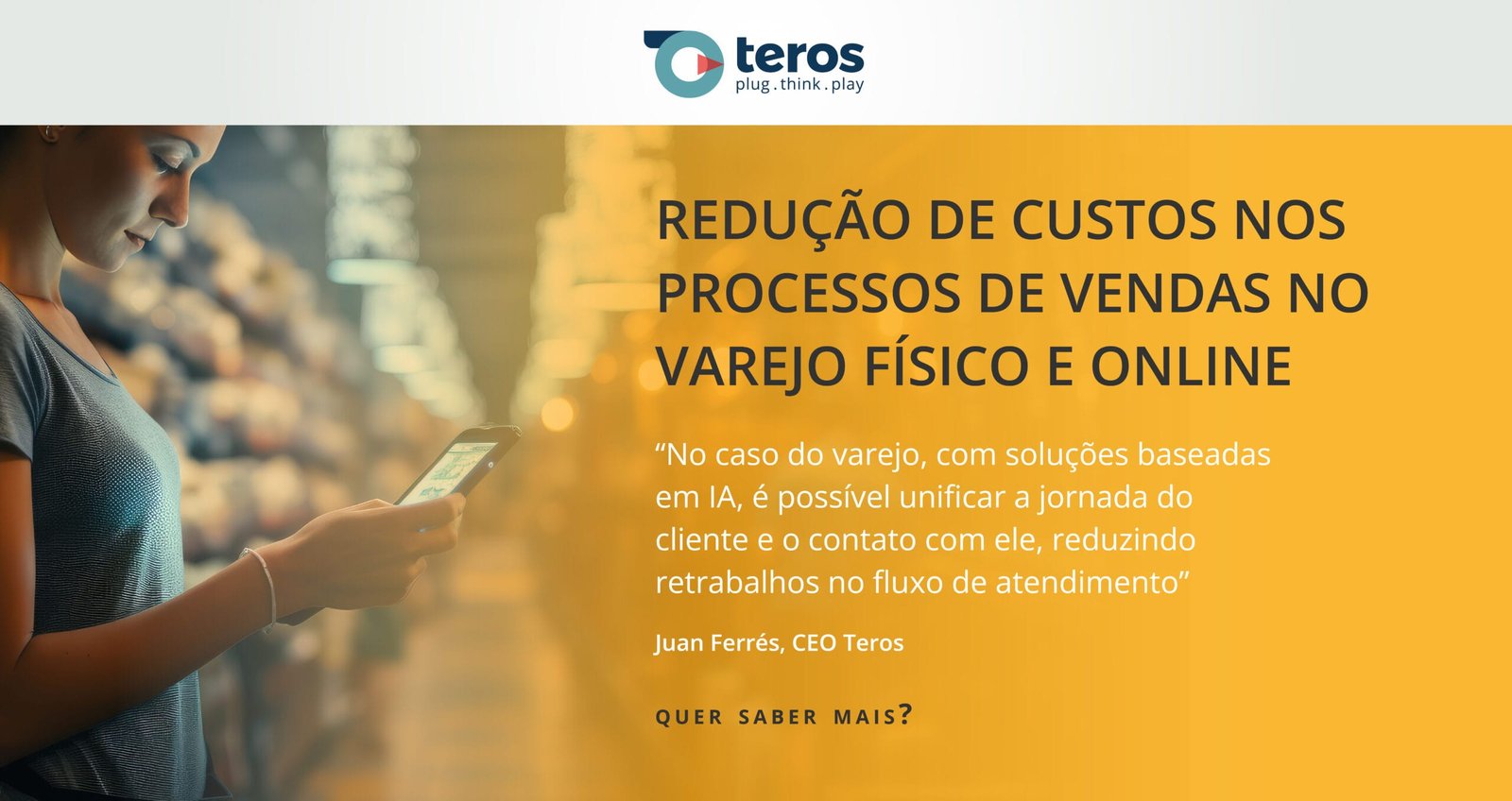 Redução de Custos com a Inteligência artificial no varejo físico e online